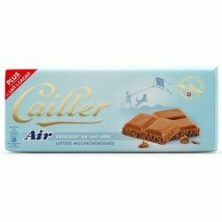 Cailler Plaque de chocolat Air au lait aéré 100g