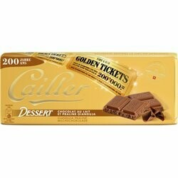 Cailler Plaque de chocolat au lait avec praliné gianduja 100g