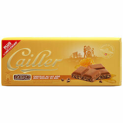 Cailler Dessert Tablette Chocolat au Lait et Praliné Gianduja 100g
