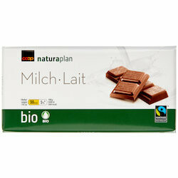 Bio Fairtrade Plaque de chocolat au lait 200g