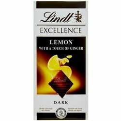 Lindt Excellence Ginger Lemon 100g