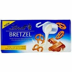 Lindt tabl. lait bretzel 100g