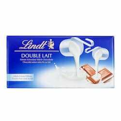 Lindt Plaque de chocolat au lait fourrée au lait 100g