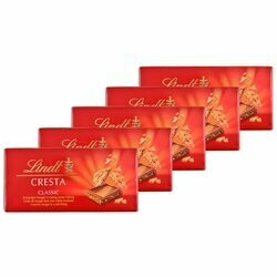 Lindt Cresta ClassicTablette de chocolat aux éclats de nougat dans une crème fondante 100g