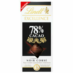Lindt Plaque de chocolat Excellence 78% cacao 100g
