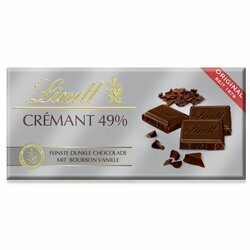 Lindt Plaque de chocolat Crémant 49% cacao 100g