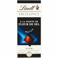 Lindt Excellence Tablette de chocolat noir à la fleur de sel 100g
