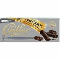 Cailler Plaque de chocolat noir Crémant 100g