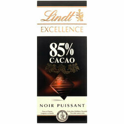 Lindt Excellence Plaque de chocolat noir 85 % cacao 100g