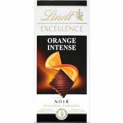 Lindt Plaque de chocolat Excellence à l&#39;orange intense 100g