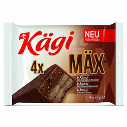 Kägi Gaufrettes au chocolat Mäx 37g 148g