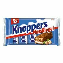 Knoppers barre noisette  2x200g