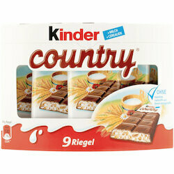 Kinder Chocolat Country 9 pièces 211.5g