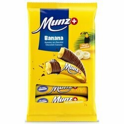 Munz Chocolat en bananes 7x19g 133g