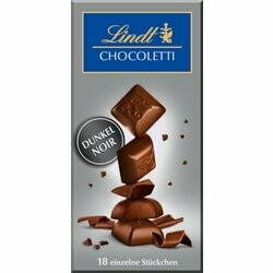 Lindt Chocolat Chocoletti chocolat noir 100g