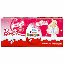 Kinder Surprises en chocolat pour fille 3 pièces 60g