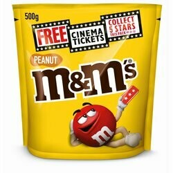 M&amp;M&#39;s Bonbons au chocolat avec cacahuètes 330g