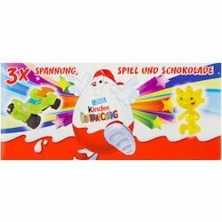 Kinder Surprises en chocolat 3 pièces 60g