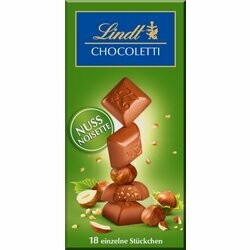 Lindt Chocoletti chocolat aux noisettes 100g