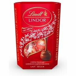 Lindt Boules de chocolat Lindor au lait Lindor avec fondant 500g