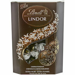 Lindt Boules de chocolat Lindor noir 60% avec fondant 362g