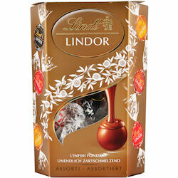 Lindt Boules de chocolat Lindor assortis avec fondant 200g