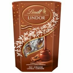 Lindt Boules de chocolat Lindor à la cannelle &amp; coriander 200g