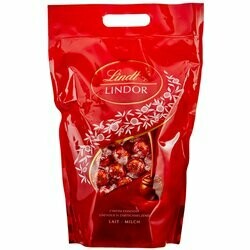 Lindt Boules de chocolat au lait Lindor avec fondant 1Kg