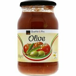 Sauce tomate avec olive &amp; verdure 420g