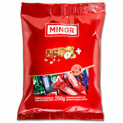 Minor Mini branches de chocolat praliné 250g
