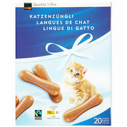 Fairtrade Biscuits langues de chat 20 pièces 110g