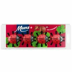 Munz Coccinelles au chocolat 4 pièces 64g