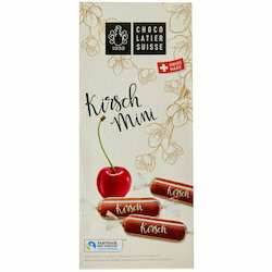 Le Chocolat Suisse Fairtrade Bâtonnets de chocolat au kirsch 122g