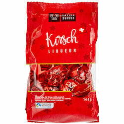 Le Chocolatier Suisse Fairtrade Boules de chocolat avec kirsch 144g