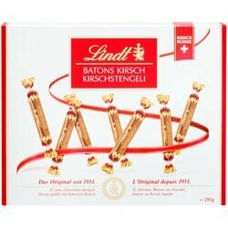 Lindt Bâtons de chocolat au kirsch 250g