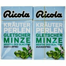 Ricola Pastilles à la menthe de glacier 2x25g 50g