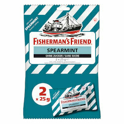 Fisherman&#39;s Friend Pastilles à la menthe proivrée sans sucre 2x25g 50g