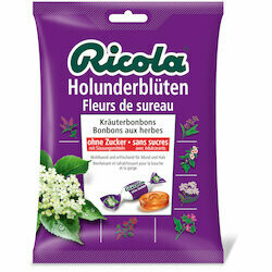 Ricola Pastilles aux fleurs de sureau sans sucre 125g