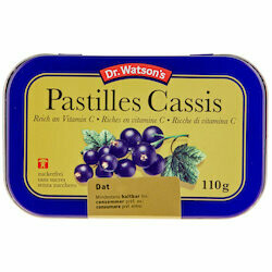 Dr. Watson&#39;s Pastilles au cassis 110g