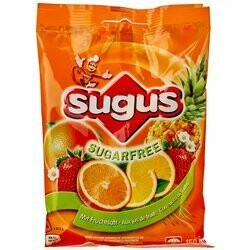 Sugus Bonbons tendres aux fruits sans sucre 150g