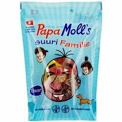 Papa Moll Gummies acidulés Family 150g