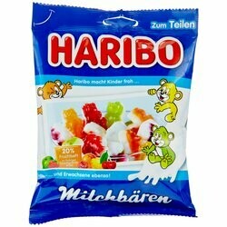 Haribo Gummies ours au lait 175g