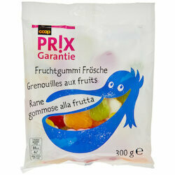Prix Garantie Grenouilles gummies aux fruits 300g