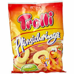 Trolli Gummies en anneaux de pêches 200g