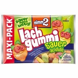 Nimm2 Friandises Lachgummi acidulés 320g