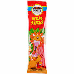 Paskesz Sticks acidulés à la fraise kasher 50g