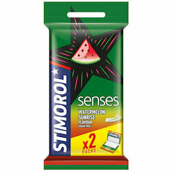 Stimorol Chewing-gum Senses Sunrise à la pastèque 2x23g 46g