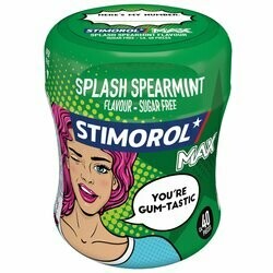 Stimorol Chewing-gum Max Splash Spearmint Bottle 88g