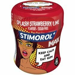 Stimorol Chewing-gum Max Splash Strawberry Lime 88g