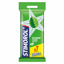 Stimorol Chewing-gum à la menthe verte 7 paquets 98g